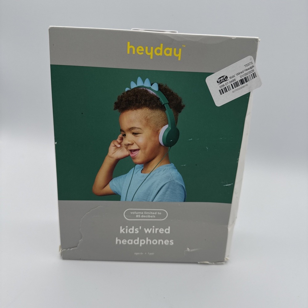 heyday Wired‎ On-Ear Headphones Built-In Mic 3.5mm Jack Spring Teal. Brand New.